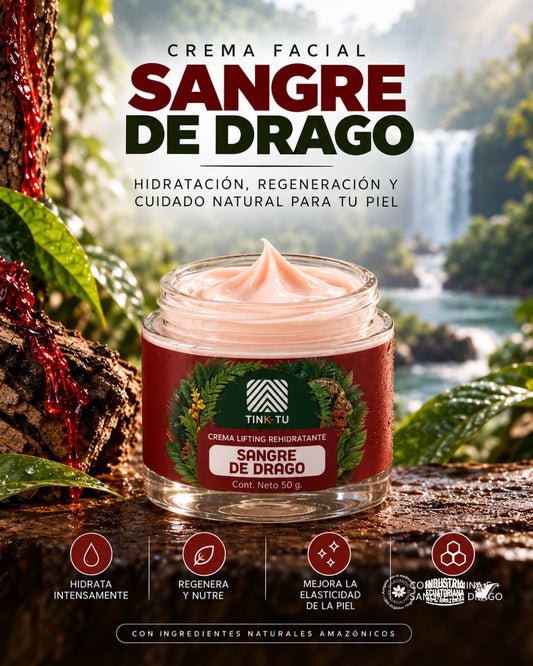 Crema facial regeneradora de Sangre de Drago