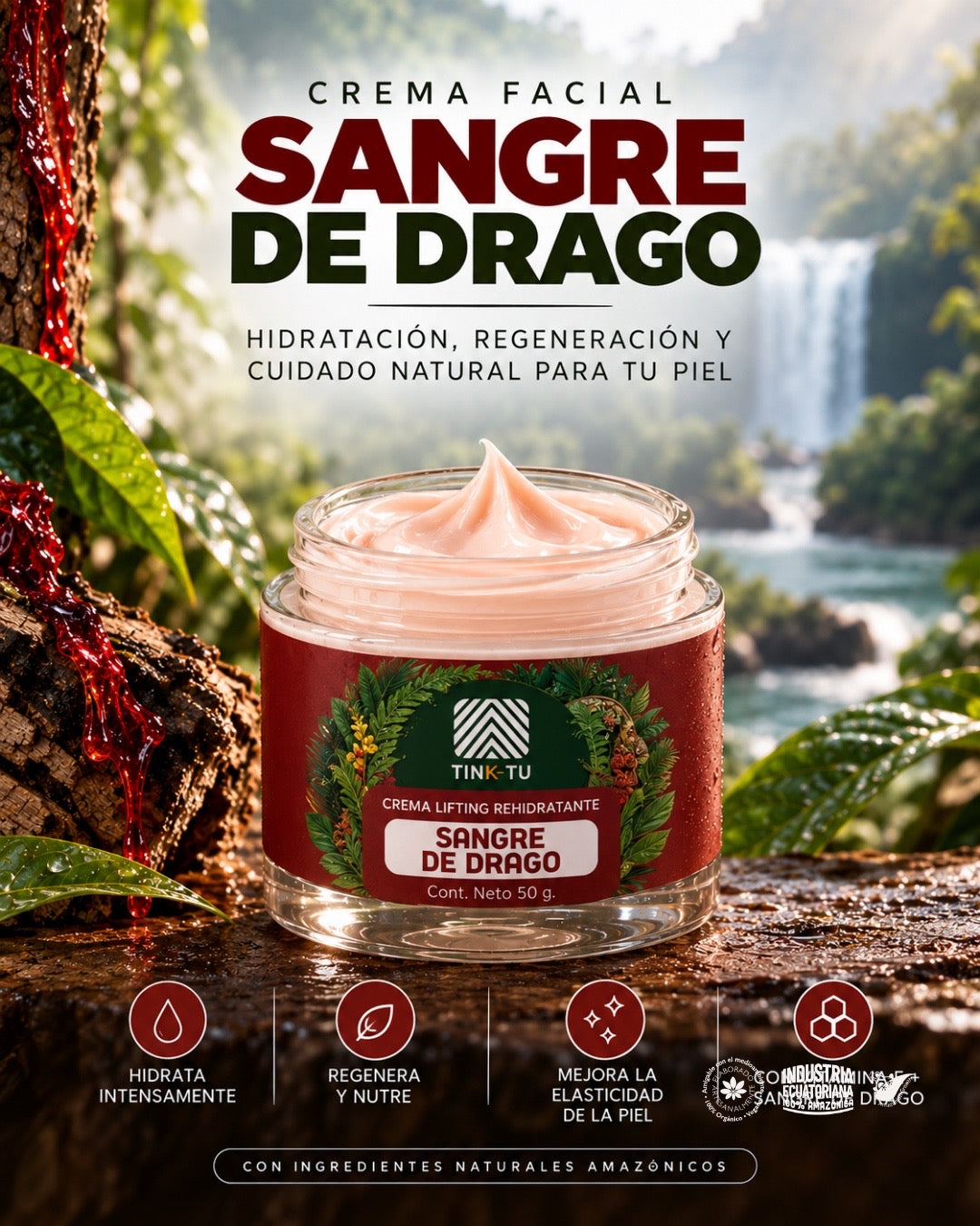Crema Facial Regeneradora Sangre de Drago